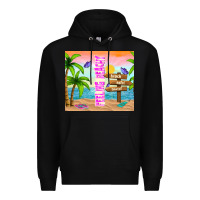 Black feeling beachy Premium Hoodie - TumblerDesignByShophia