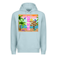 Blue Mist feeling beachy Premium Hoodie - TumblerDesignByShophia