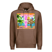 Chestnut feeling beachy Premium Hoodie - TumblerDesignByShophia