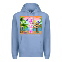 Colony Blue feeling beachy Premium Hoodie - TumblerDesignByShophia