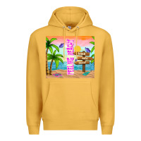 Mustard feeling beachy Premium Hoodie - TumblerDesignByShophia