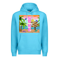 Ocean Blue feeling beachy Premium Hoodie - TumblerDesignByShophia