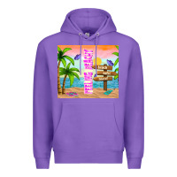 Purple feeling beachy Premium Hoodie - TumblerDesignByShophia