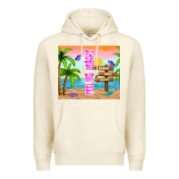 Sandshell feeling beachy Premium Hoodie - TumblerDesignByShophia