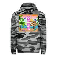 Slate Camo feeling beachy Premium Hoodie - TumblerDesignByShophia