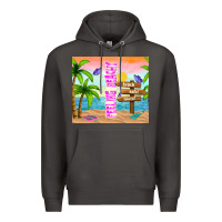 Smoke feeling beachy Premium Hoodie - TumblerDesignByShophia
