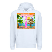 White feeling beachy Premium Hoodie - TumblerDesignByShophia