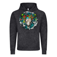 Vintage Black Bull Skull Christmas Vintage Hoodie - RanaPortraitStore