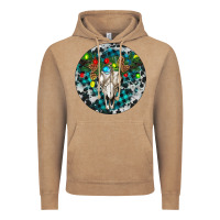 Vintage Coffee Bull Skull Christmas Vintage Hoodie - RanaPortraitStore