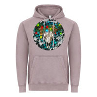 Vintage Zinc Bull Skull Christmas Vintage Hoodie - RanaPortraitStore