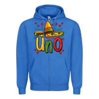 True Royal uno my first mexican birthday Zipper Hoodie - Jasminsmagicworld
