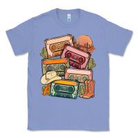 Colony Blue customized country cassette tapes Classic Tee - MaliasSmallBusiness