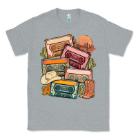 Heather Grey customized country cassette tapes Classic Tee - MaliasSmallBusiness