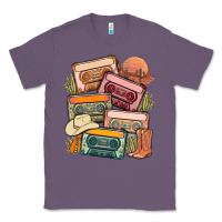 Lavender customized country cassette tapes Classic Tee - MaliasSmallBusiness