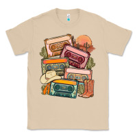 Mushroom customized country cassette tapes Classic Tee - MaliasSmallBusiness