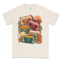 Natural customized country cassette tapes Classic Tee - MaliasSmallBusiness