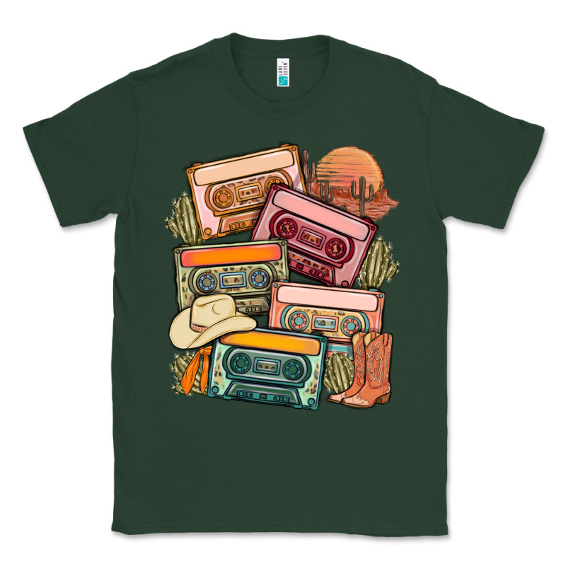 Customized Country Cassette Tapes Classic Tee by MaliasSmallBusiness | Teevron