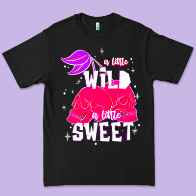 A Little Wild A Little Sweet Premium Tee Designed By Jahusdesignshop
