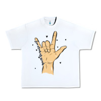 White love needs no words Urban Heavy Tee - MaliasSmallBusiness