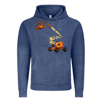 Vintage Denim Boom Lift Vintage Hoodie - LillyAllenDesigns