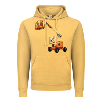 Vintage Mustard Boom Lift Vintage Hoodie - LillyAllenDesigns