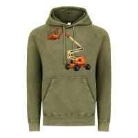 Vintage Olive Boom Lift Vintage Hoodie - LillyAllenDesigns