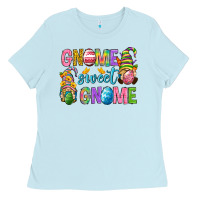 Baby Blue Easter gnome sweet gnome Ladies Tee - Neo Western