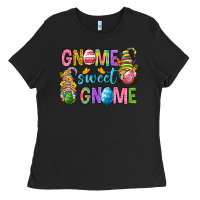 Black Easter gnome sweet gnome Ladies Tee - Neo Western
