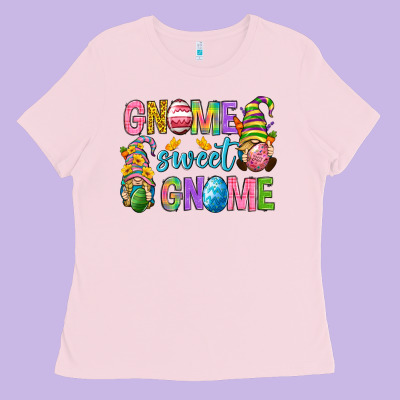 Easter Gnome Sweet Gnome Ladies Tee Designed By Neo Western