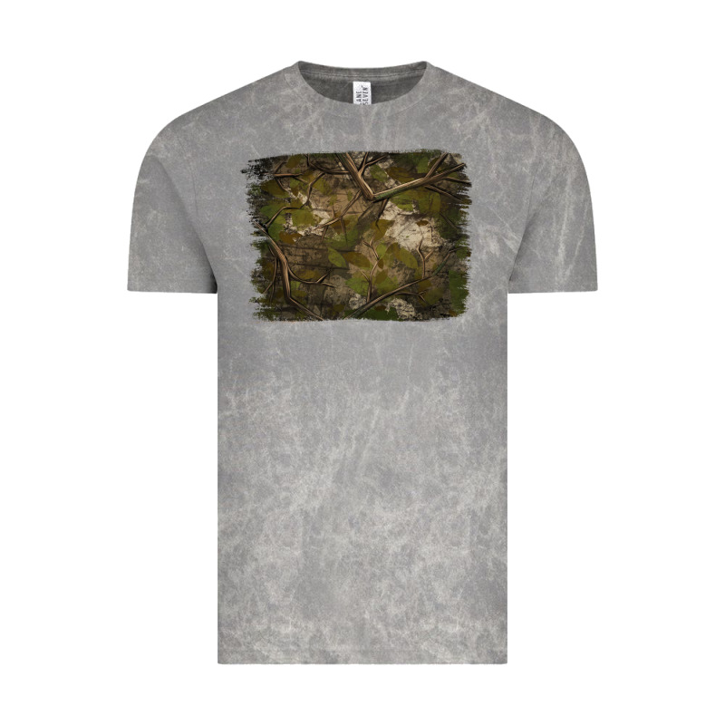 Green Hunter Camouflage Pattern Brushstroke Vintage Tee by Jasminsmagicworld | Teevron