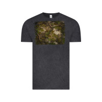 Vintage Black green hunter camouflage pattern brushstroke Vintage Tee - Jasminsmagicworld
