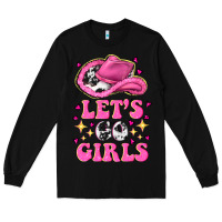 Black lets go girls Long Sleeve Tee - NancyCooperArtShop