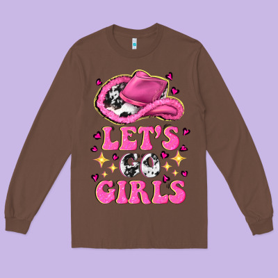 Lets Go Girls Long Sleeve Tee Designed By Nancycooperartshop