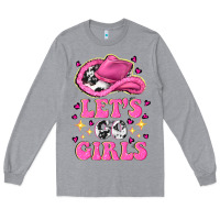 Heather Grey lets go girls Long Sleeve Tee - NancyCooperArtShop