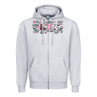 Heather Grey for the love of the game  volleyball Zipper Hoodie - Jasminsmagicworld