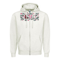 Oatmeal Heather for the love of the game  volleyball Zipper Hoodie - Jasminsmagicworld