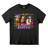 Asphalt happy mardi gras heifer Heavy Core Tee - RacoonDesign