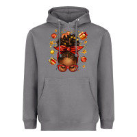 Storm christmas afro messy bun Heavyweight Hoodie - texasbilliewilder