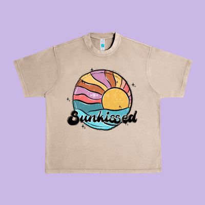 Sunkissed Urban Heavy Tee Designed By Maliassmallbusiness