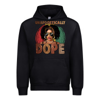Black Unapologetically dope Urban Hoodie - FaDigitalArtStudio