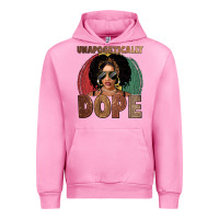 Fuchsia Pink Unapologetically dope Urban Hoodie - FaDigitalArtStudio