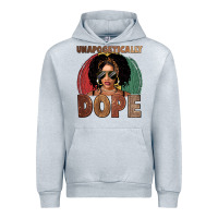 Heather Grey Unapologetically dope Urban Hoodie - FaDigitalArtStudio