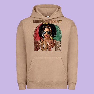 Unapologetically Dope Urban Hoodie Designed By Fadigitalartstudio