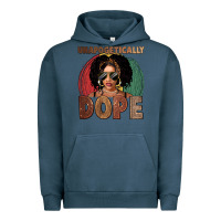 Pigment Midnight Navy Unapologetically dope Urban Hoodie - FaDigitalArtStudio