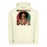 Pigment Pistachio Unapologetically dope Urban Hoodie - FaDigitalArtStudio