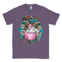 Lavender Happy Easter Classic Tee - CowhideDigitalArt