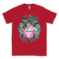 Red Happy Easter Classic Tee - CowhideDigitalArt