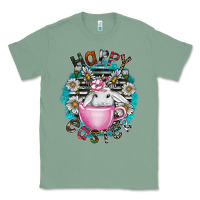 Sage Happy Easter Classic Tee - CowhideDigitalArt