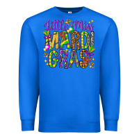 True Royal little miss mardi gras hjf Premium Sweatshirt - HowdyJamesFarm
