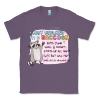 Lavender just realized im a raccoon Classic Tee - MaliasSmallBusiness